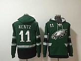 Nike Eagles 11 Carson Wentz Green All Stitched Hooded Sweatshirt,baseball caps,new era cap wholesale,wholesale hats